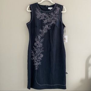 NWT Calvin Klein Jean Floral Dress (Size 12)